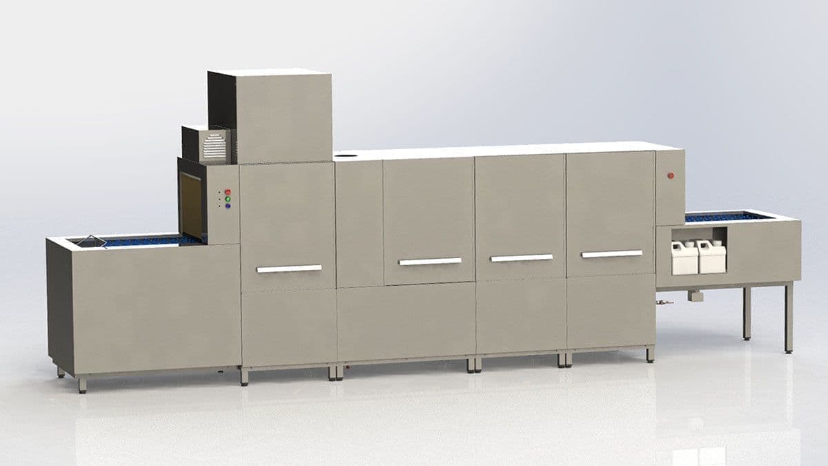 Туннельная посудомоечная машина Гродторгмаш МПС-1600-ПР-С