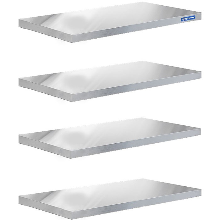 Комплект сплошных полок для кухонного стеллажа Kayman ПС-42/0805