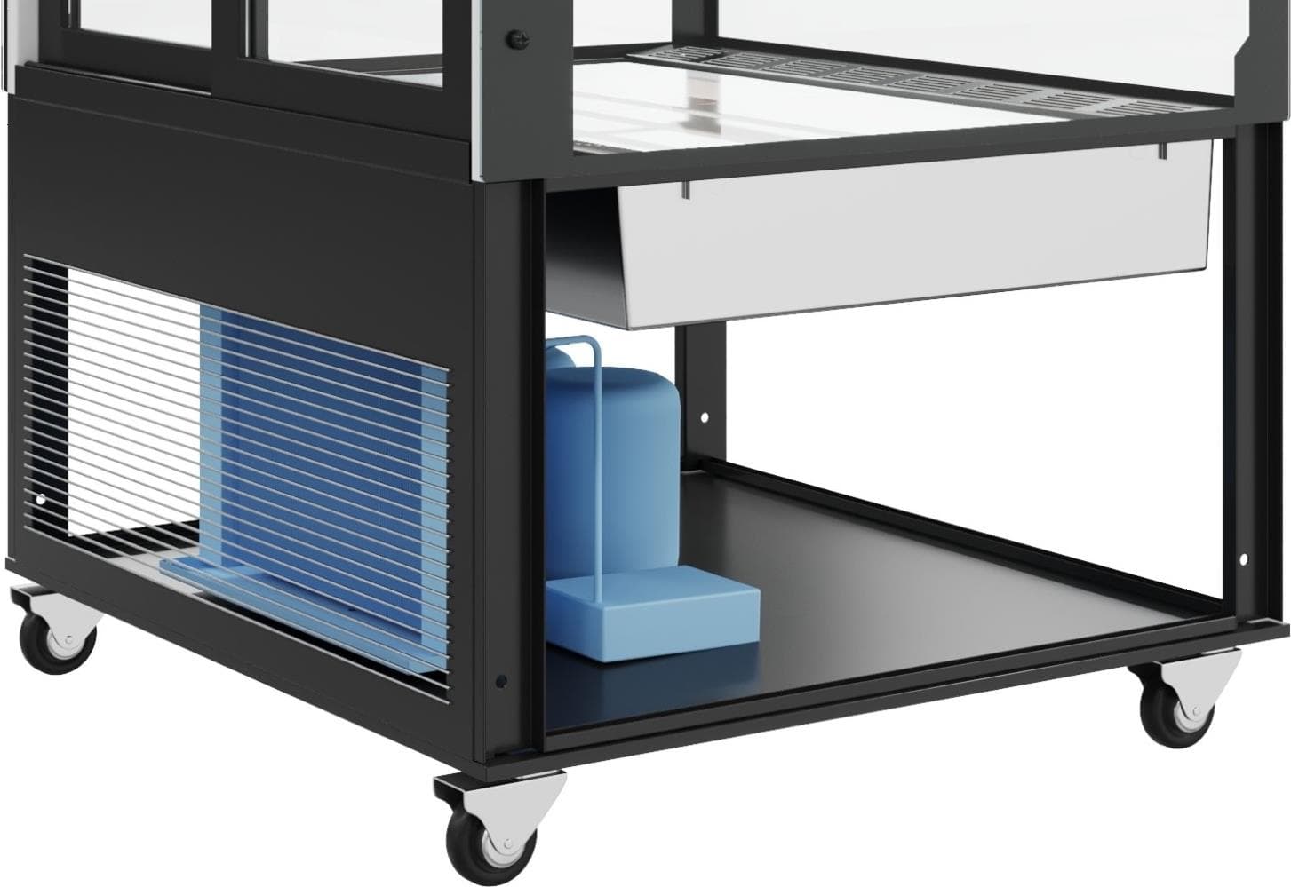 Витрина кондитерская Carboma KC71-130 VV 0,9-1 BUILT-IN 9005