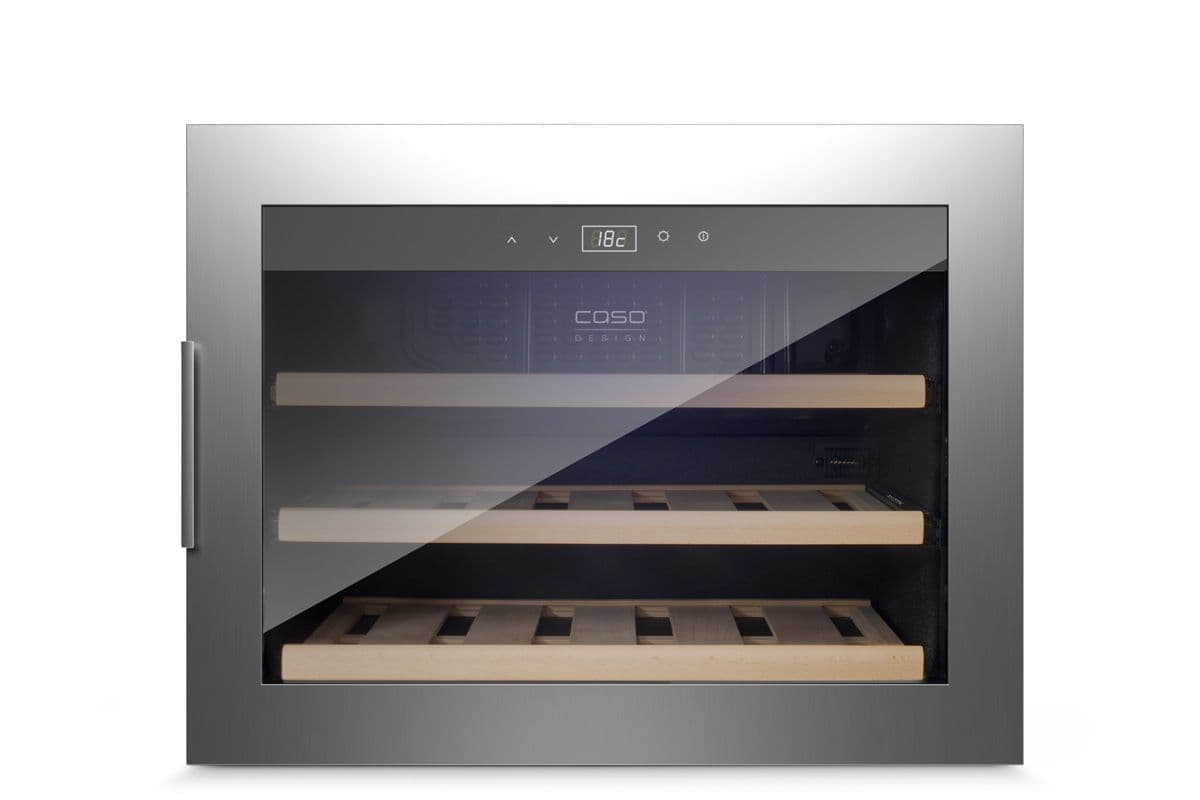 Шкаф винный CASO WineSafe 18 EB inox