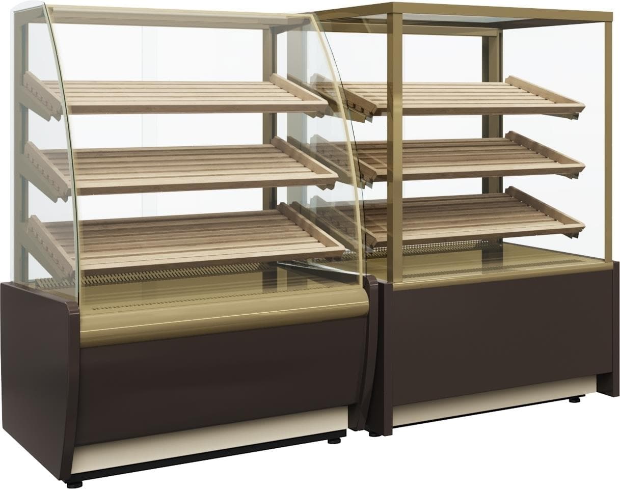 Витрина кондитерская Carboma KC70 VM 1,3-1 (ВХСв-1,3д Cube) 0102-0109