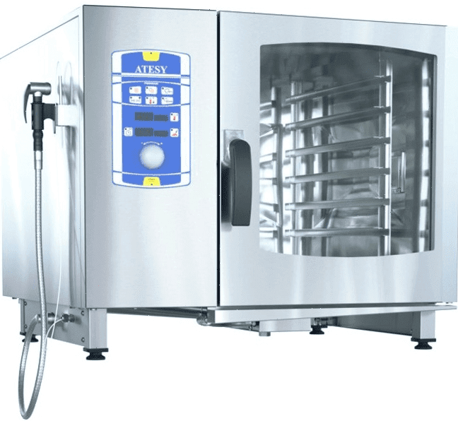 Пароконвектомат Atesy Рубикон АПК-6-1/1 инжекторный