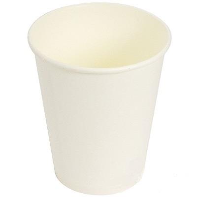 Стакан бумажный 1-слойный 250мл 80мм Resto ОП-250044 белый (50шт)