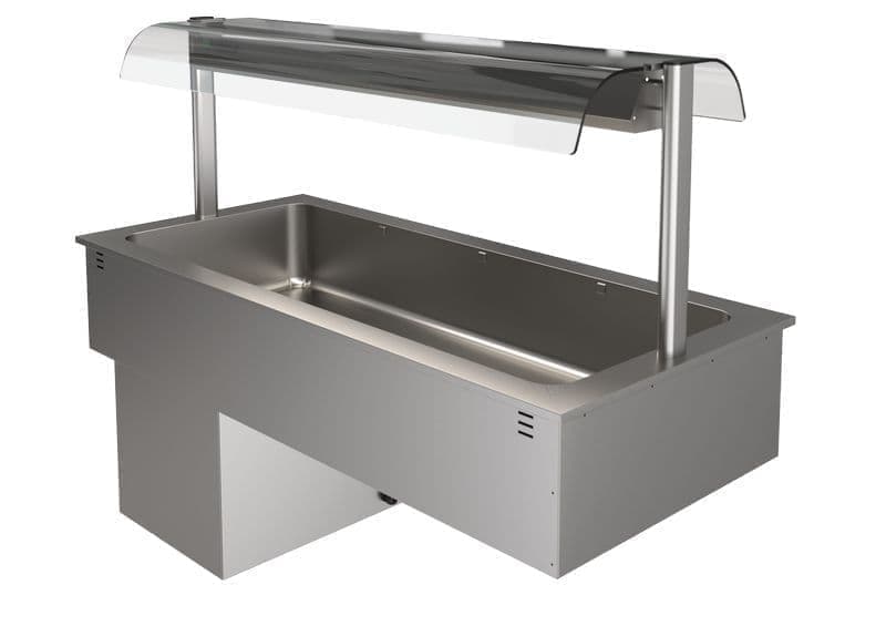 Встраиваемая охлаждаемая ванна Apach Chef Line LWRSI3НS