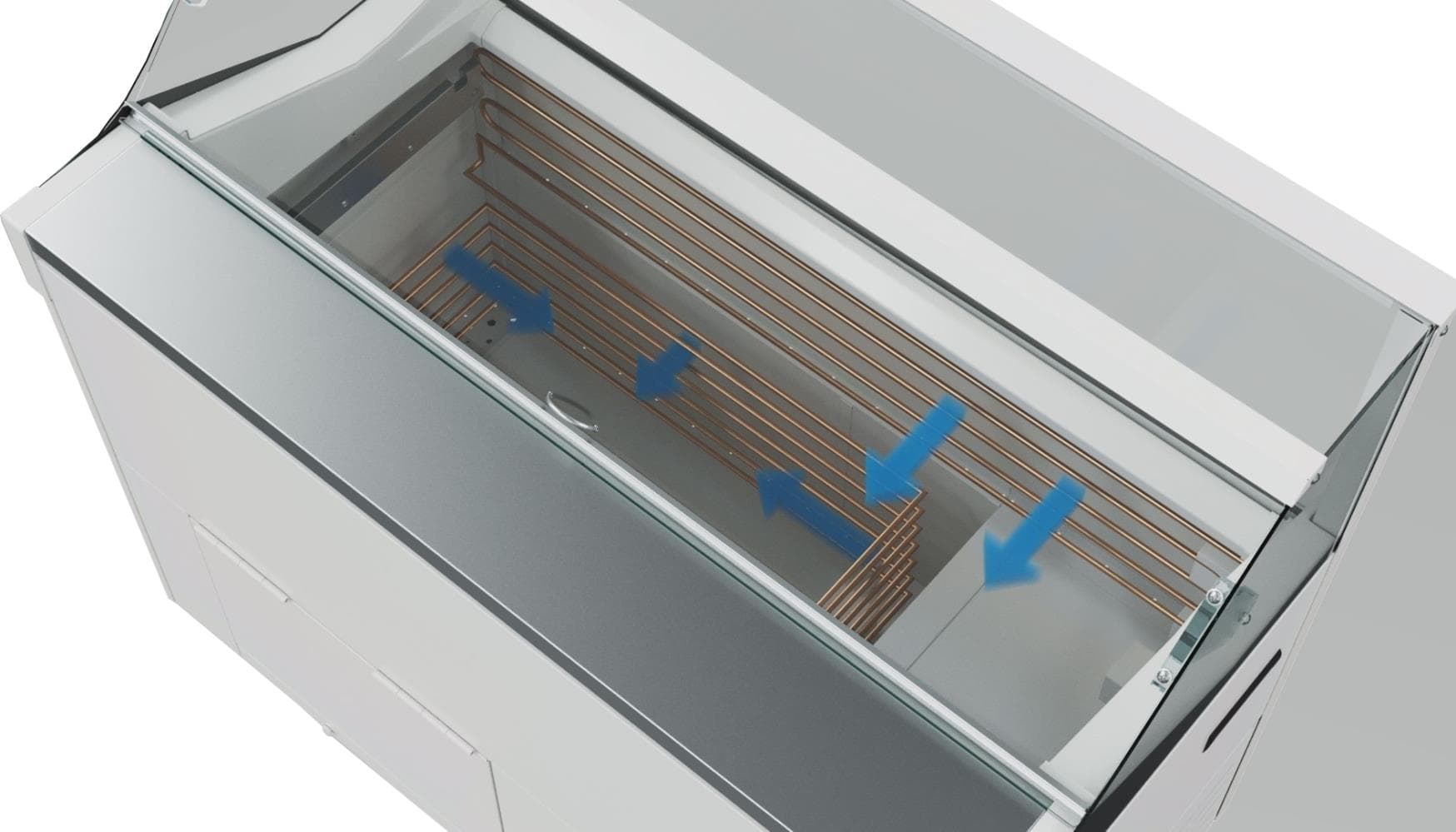 Витрина для мороженого Carboma IC72 SL 1,3-1 9003 индивид. брендирование