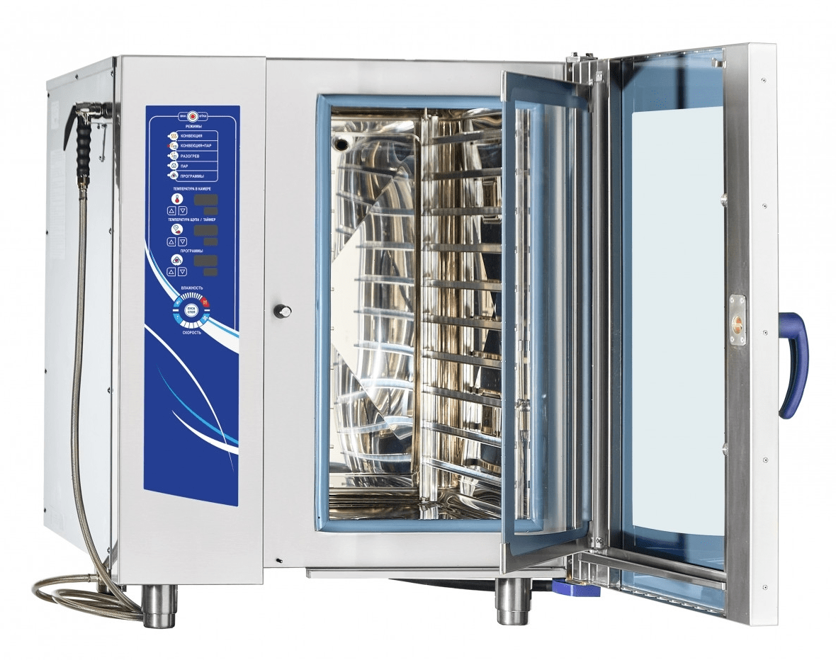 Пароконвектомат Abat ПКА 10-1/1ВМ2 лицо нерж. (11000035562)