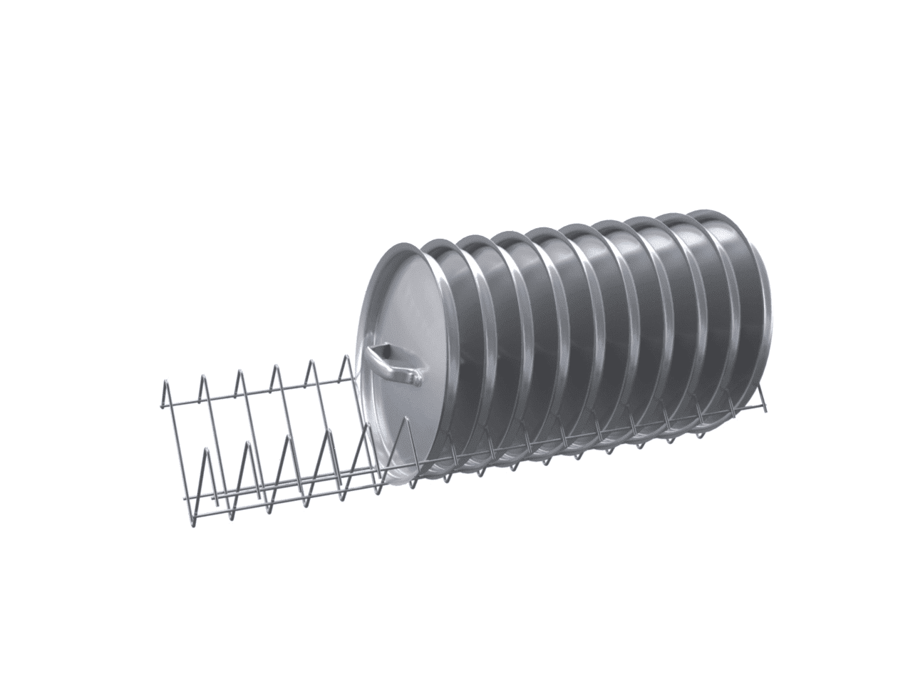 Комплект полки для крышек шкафа Atesy ШЗДП-4-950-02-1