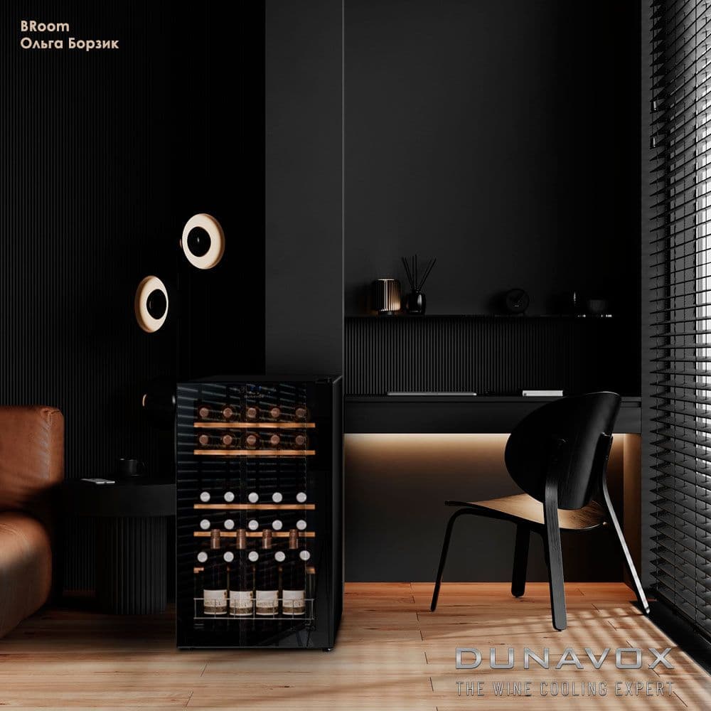 Шкаф винный Dunavox DX-30.80DK