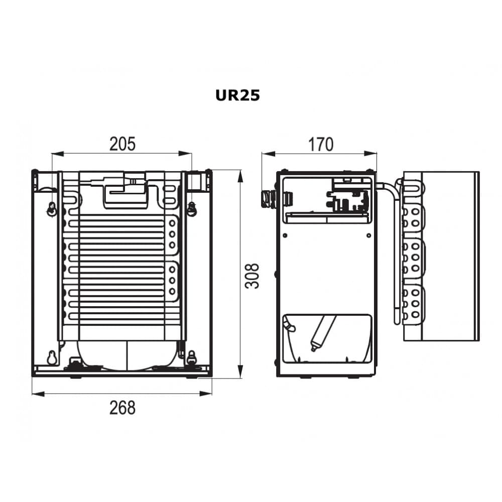 Автохолодильник Indel B UR25