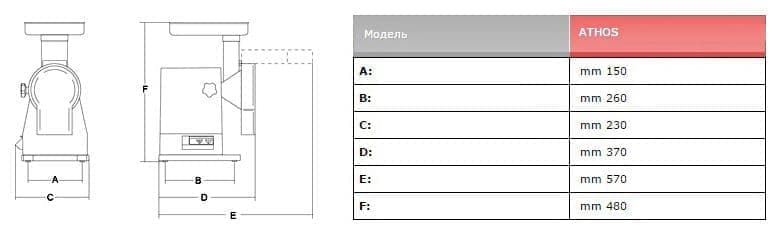 Сыротерка Sirman ATHOS