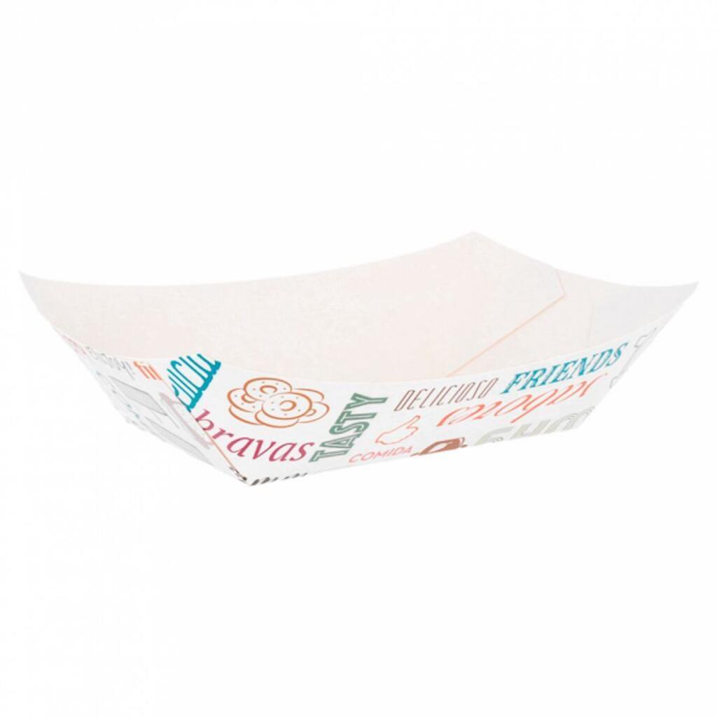 Контейнер для фри/снеков Parole 480г, гориз. 10х6х5см, 200 шт, картон Garcia De Pou | 229.71