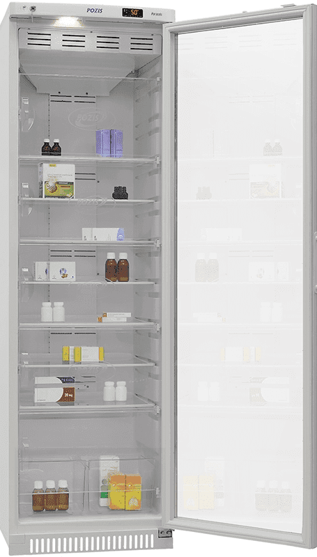 Фармацевтический холодильник Pozis ХФ-400-3 тонированное стекло