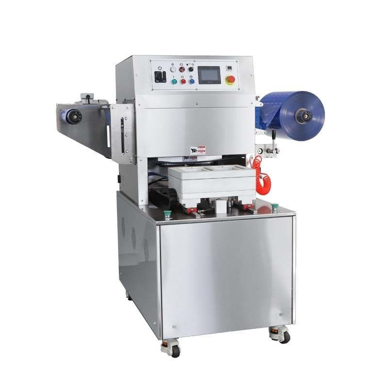 Полуавтоматический запайщик лотков Hualian Machinery HVT-550M/2