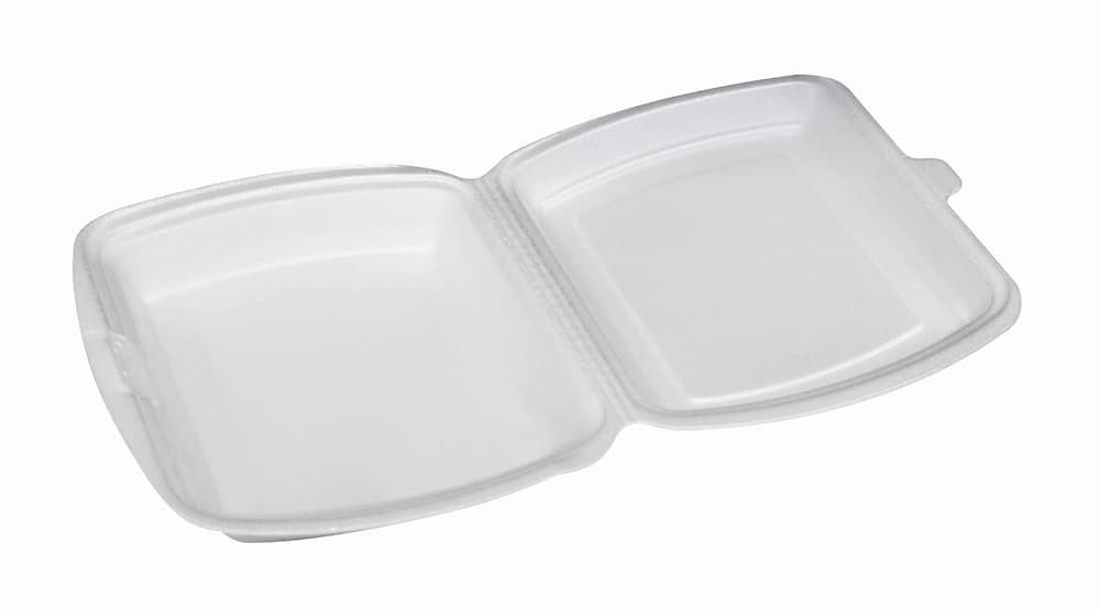 Ланч-бокс одноразовый 1-секционный 249х207х60 мм (в упаковке 100 шт.) | ОП-010914