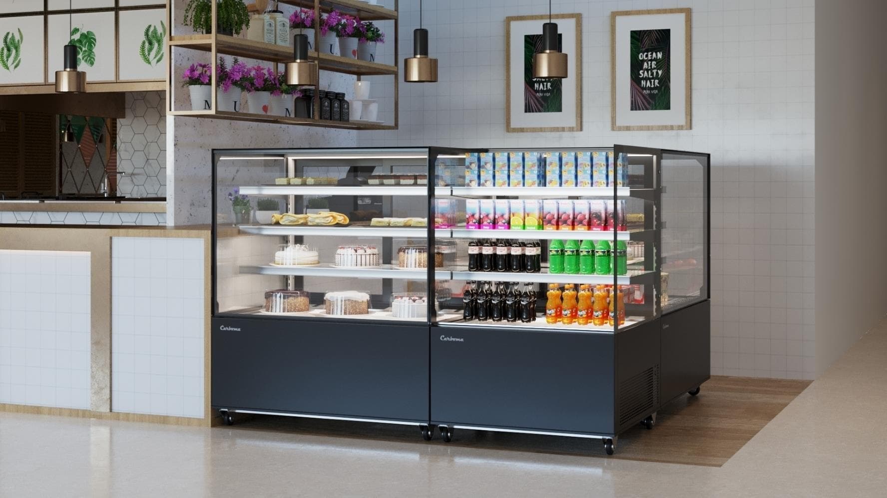 Витрина кондитерская Carboma KC84-110 VV 1,2-1 9005