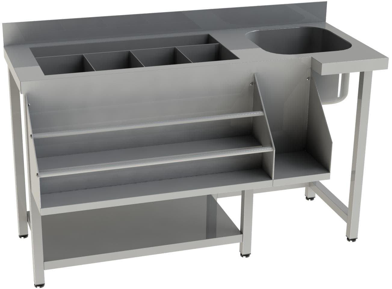 Барная станция Restoinox БСНКМБ-15/6-БП2К