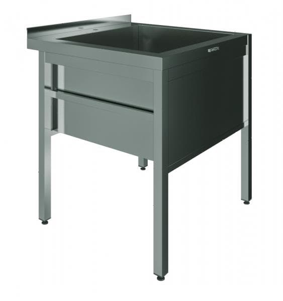 Ванна котломоечная с бортом Restoinox ВМСК-1/8/8-Б