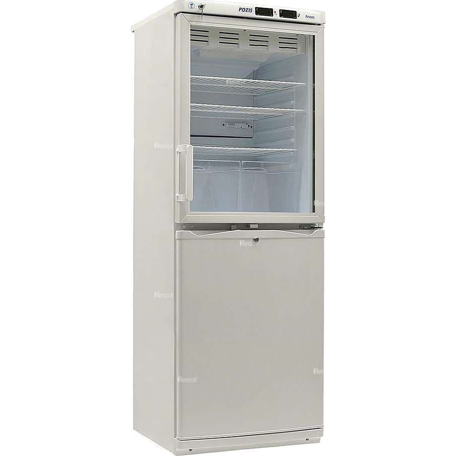 Шкаф фармацевтический Pozis ХФД-280 (тонир. стекло, металл, новый блок)