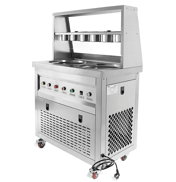 Фризер для жареного мороженого Foodatlas KCB-2Y (контейнеры, световой короб)