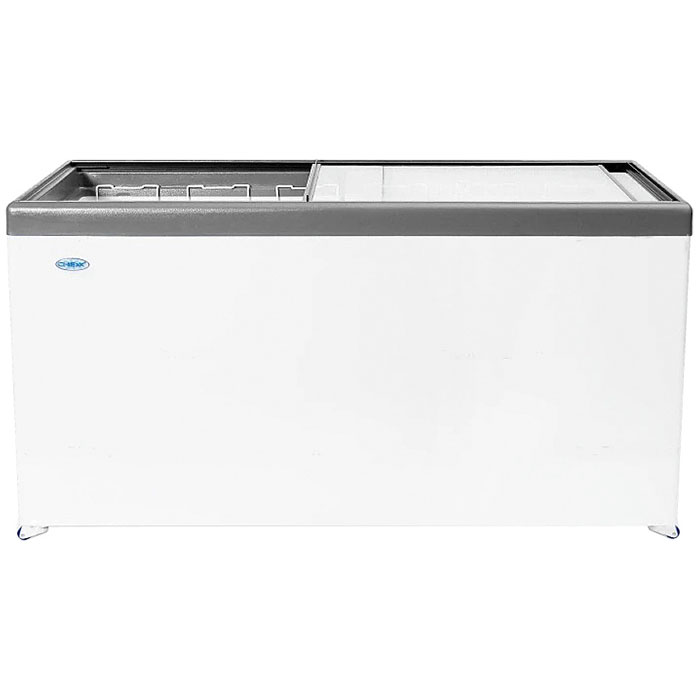 Ларь морозильный Снеж МЛП 600 серый, с замком