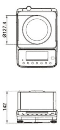 Весы лабораторные CAS XE-600 II выс