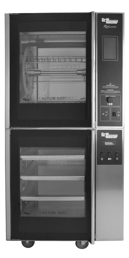 Колонна гриль для кур с тепловой витриной Grill Master Ф3КЭЛ+ВГТЭ (22163)