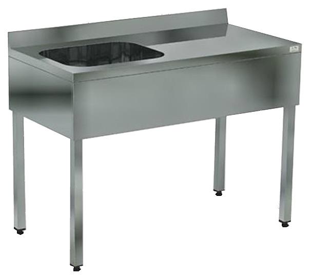 Стол с моечной ванной Кобор ВМЦФР/1-120/70 Л/П