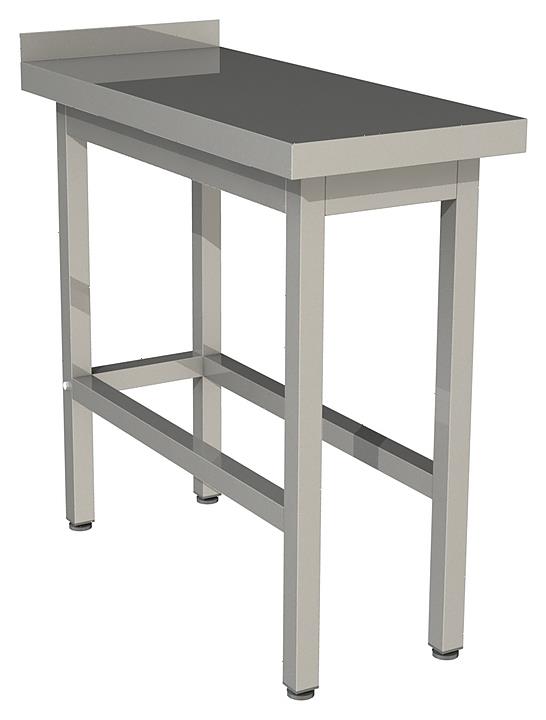 Стол производственный с бортом Restoinox СП-4/7-БО