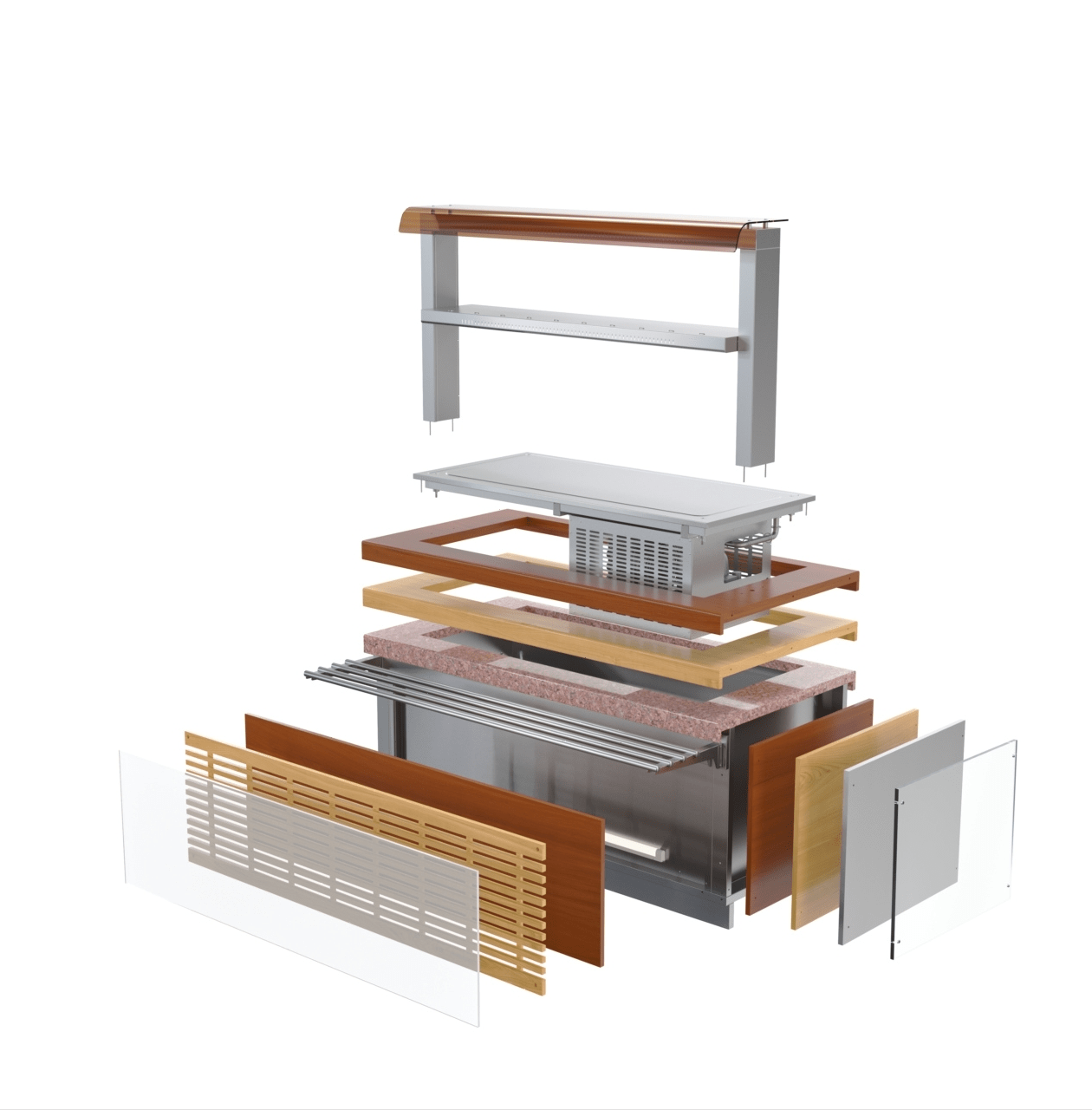 Поверхность охлаждаемая Atesy Регата ОП-1500-1840-02