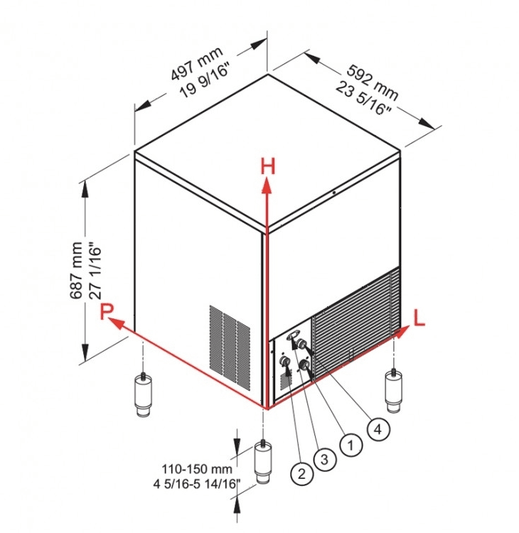 Льдогенератор Brema CB 416W HC