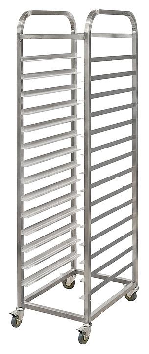 Тележка-шпилька для подносов Luxstahl ТШГ-10 нерж