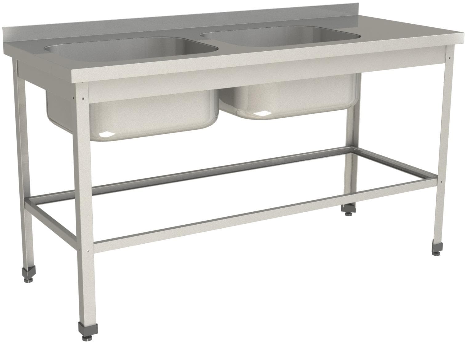 Ванна моечная цельнотянутая Restoinox ВМЦ-2/16/7-БОЛ-ЭН