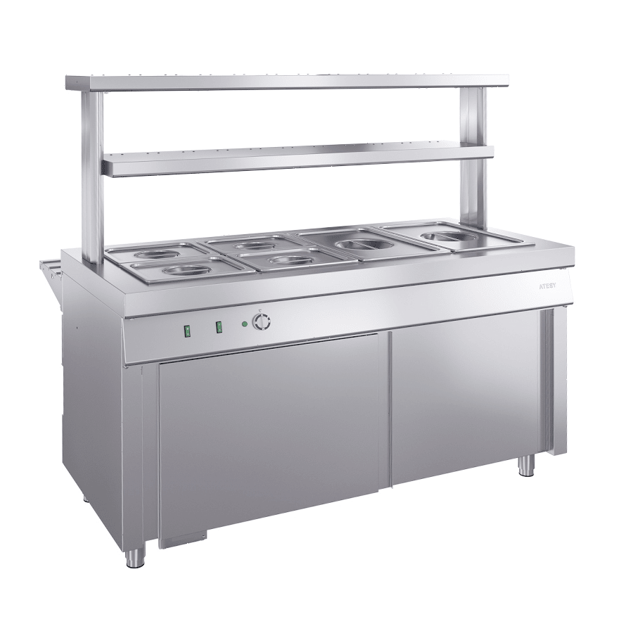 Мармит для вторых блюд Atesy Ривьера М2-1500-02-ПО без полок