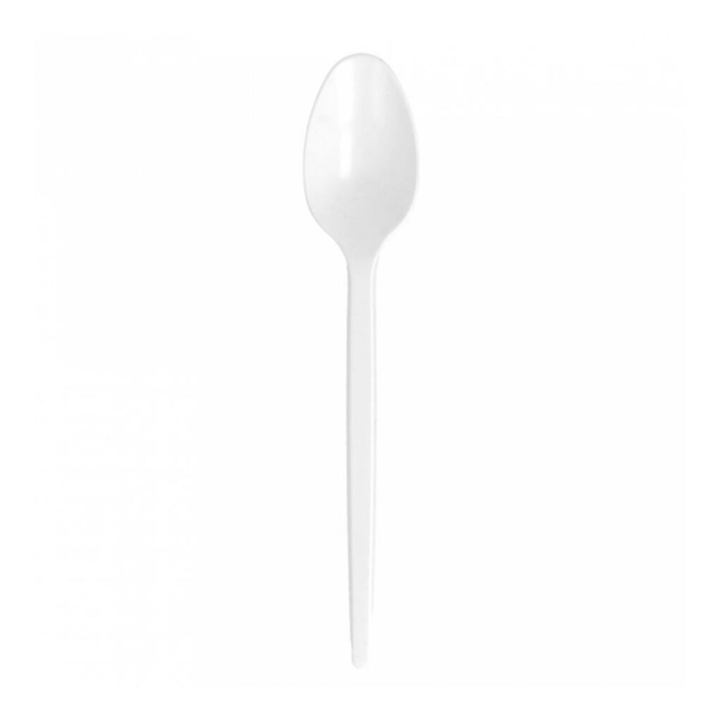 Ложка кофейная 11,5 см, белая, PS, 500 шт Garcia De Pou | 150.29