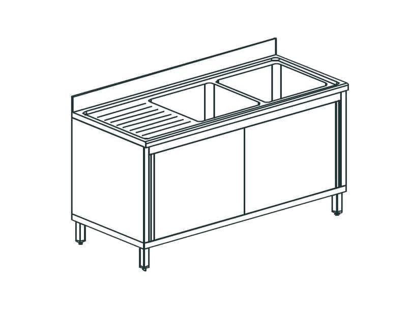 Ванна моечная Apach Chef Line L2S146-44LWSD