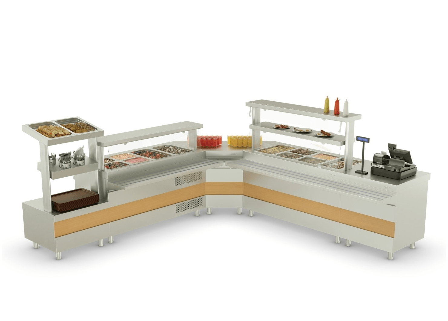 Прилавок кассовый Atesy Ривьера КСП-1120-02