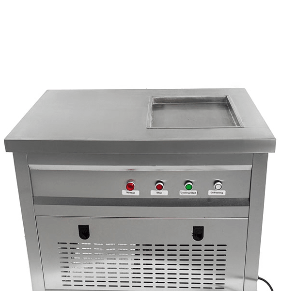 Фризер для жареного мороженого Foodatlas KCB-1F (световой короб, стол для топпингов)