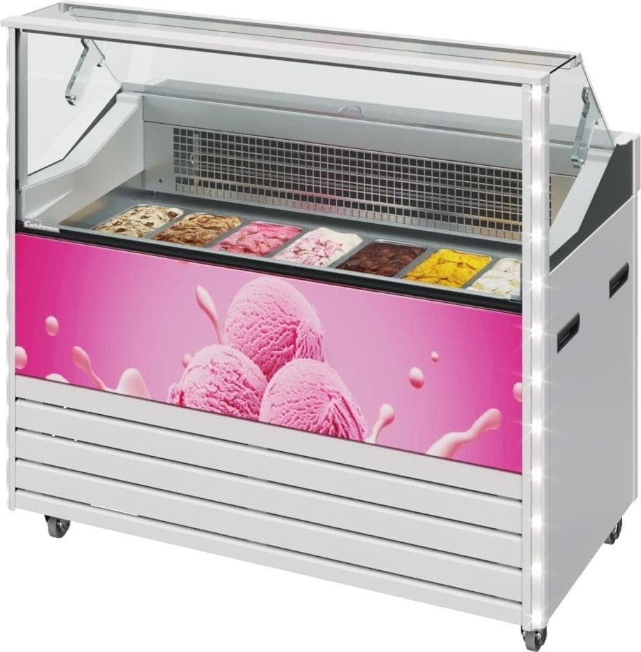Витрина для мороженого Carboma IC72 SL 1,3-1 9003 индивид. брендирование