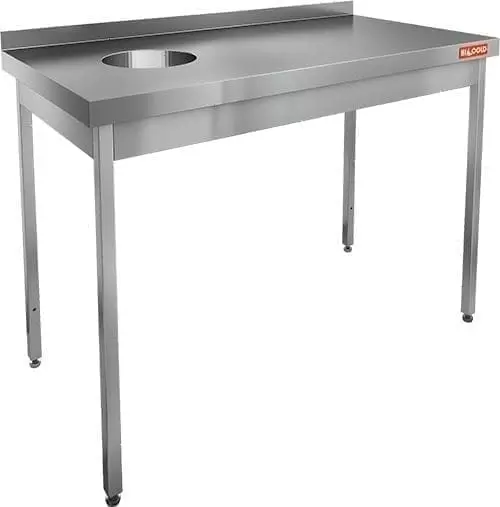 Стол для сбора отходов Hicold НДСО_10/6БЛ