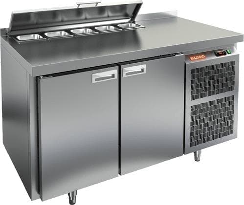 Стол холодильный (саладетта) Hicold SL2‑11SN с крышкой