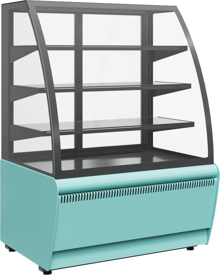 Витрина кондитерская Carboma K70 VV 1,3-1 (ВХСв-1,3д Люкс Техно) 9006-9005