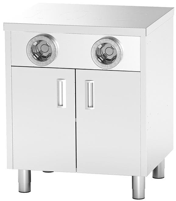 Стол-тумба с диспенсерами для стаканов Restoinox СПЗРД2-7/6-Б