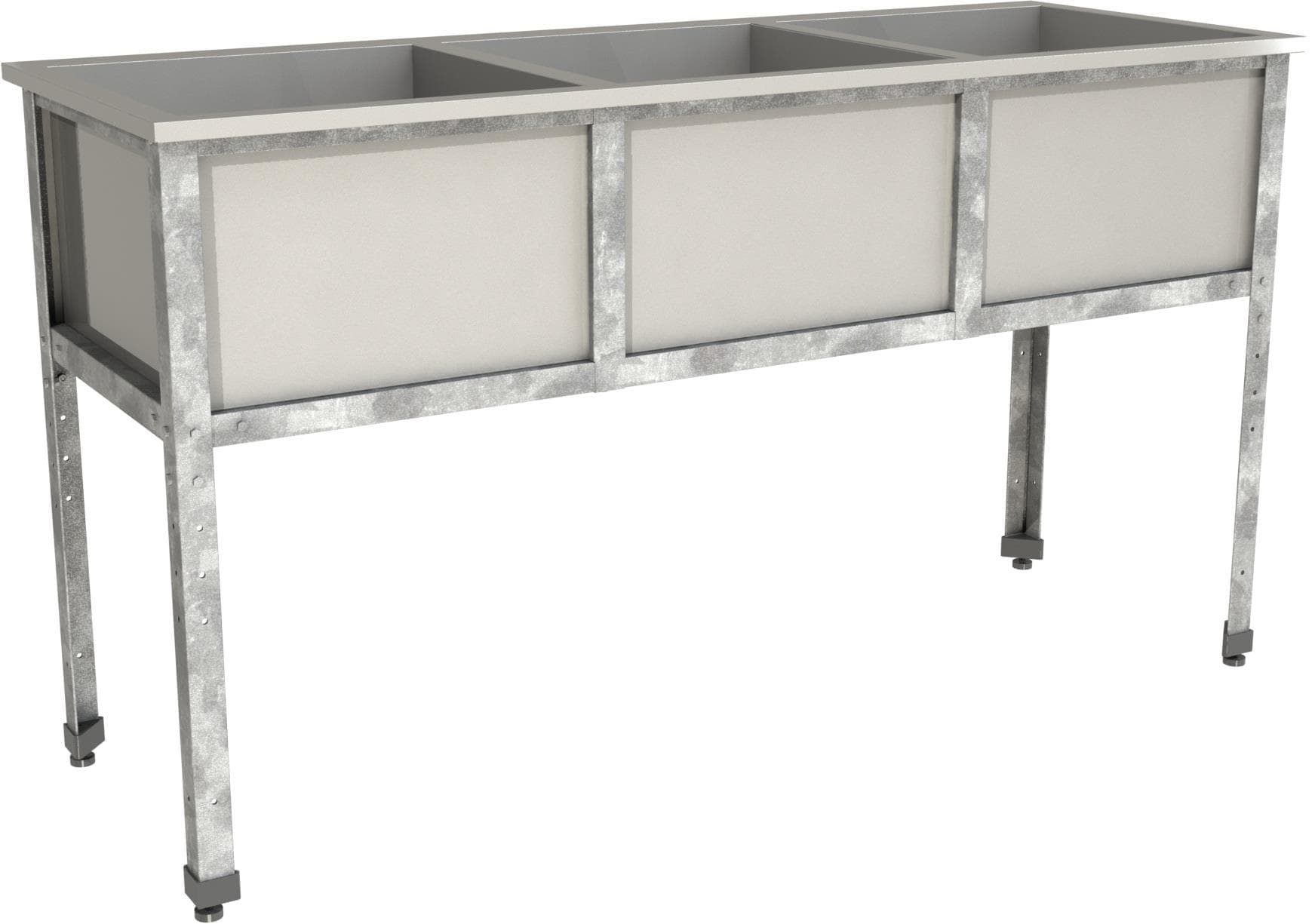 Ванна моечная трехсекционная Restoinox ВМС-3/5-ЭЦ