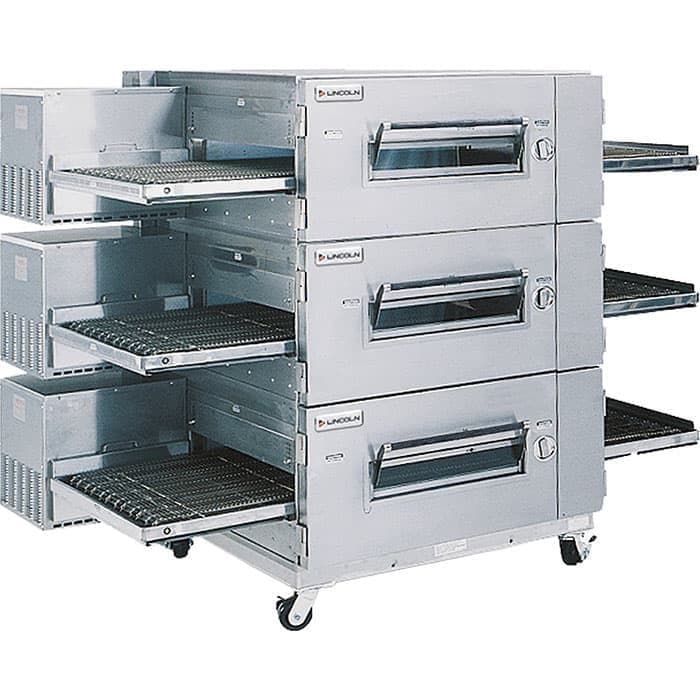 Подставка низкая на колесах Lincoln 200140-3 для печи Lincoln с тремя уровнями