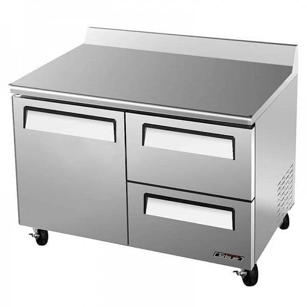 Стол морозильный Turbo Air CMWF-48-2D-2 с ящиками и бортом