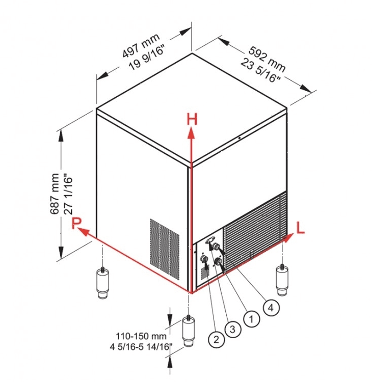 Льдогенератор Brema CB 416A HC