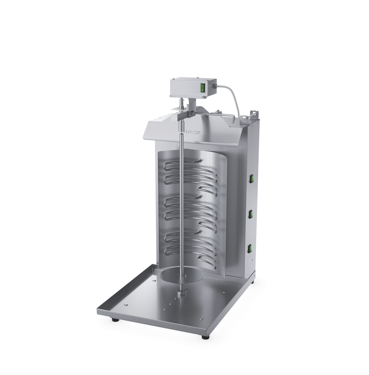 Гриль для шаурмы Atesy Шаурма-3-Эл-05-Оц (с ручным приводом)