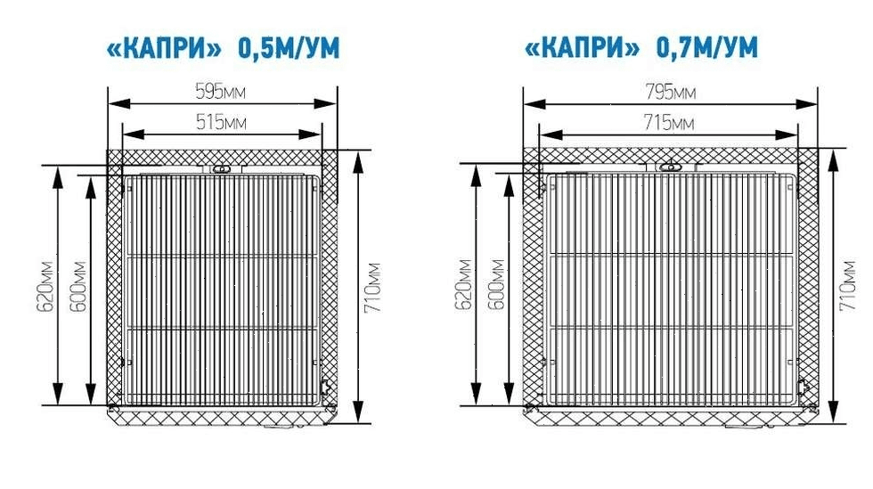 Шкаф холодильный Марихолодмаш Капри 0,7 УМ, нерж