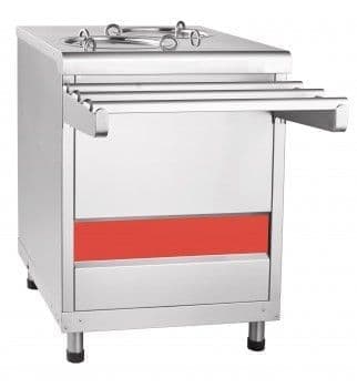 Прилавок для подогрева тарелок Abat ПТЭ-70КМ-80 столешница нерж. (21000011334)