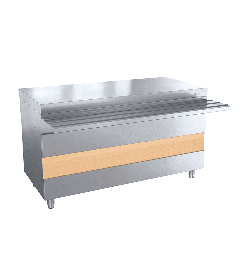 Прилавок горячих напитков Atesy Ривьера ПГН-1500-02-О без полок